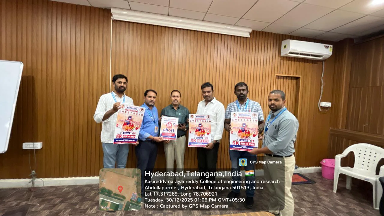 Drug free Telangana awareness program in college campus 30.12.2025 - 2